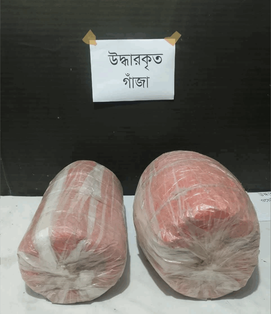 ঈশ্বরদীতে কুরিয়ার সার্ভিসে বাদামের পার্সেলে পাওয়া গেল সাড়ে ১৪ কেজি গাঁজা